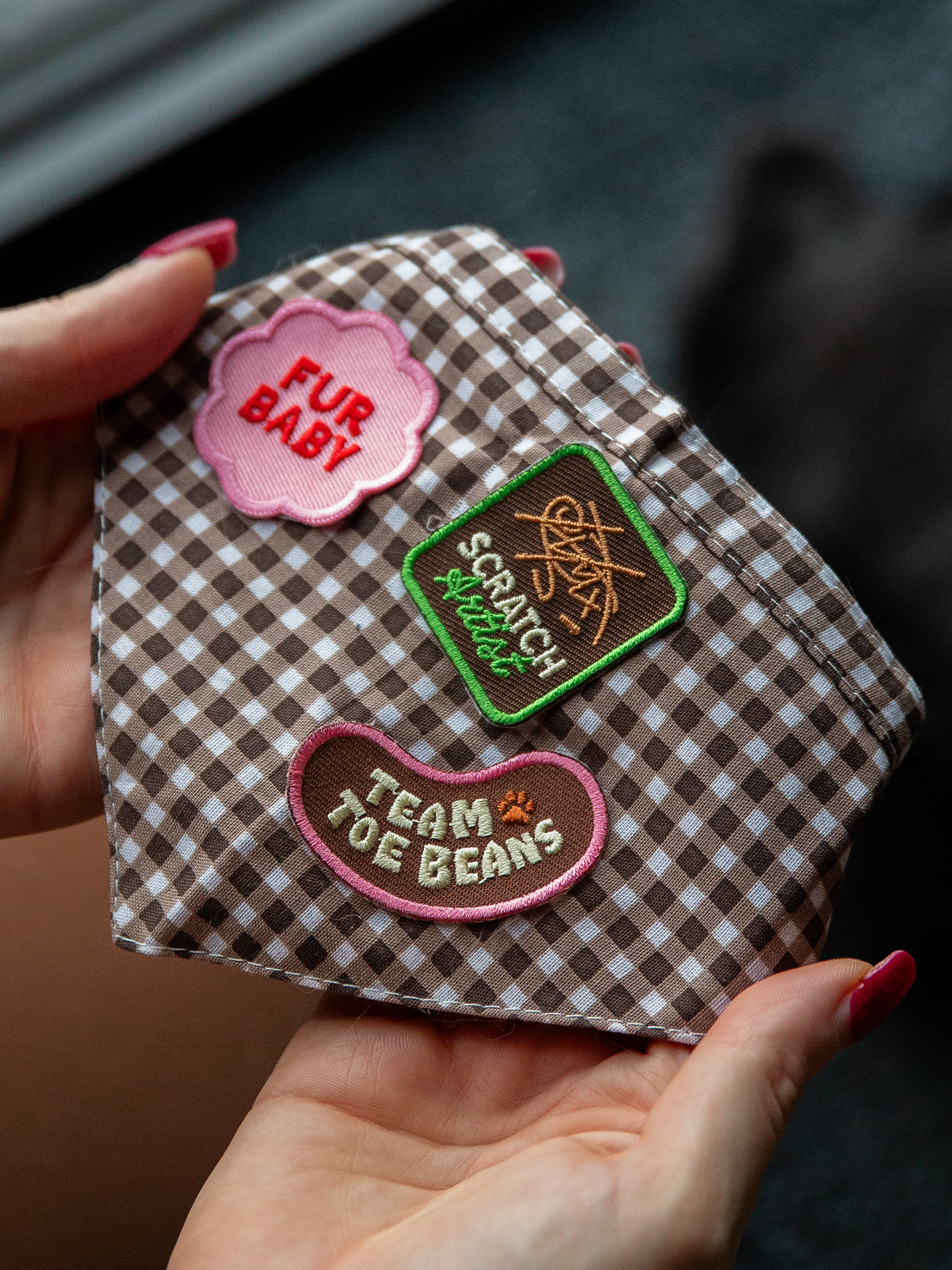 Fur Baby iron-on patch