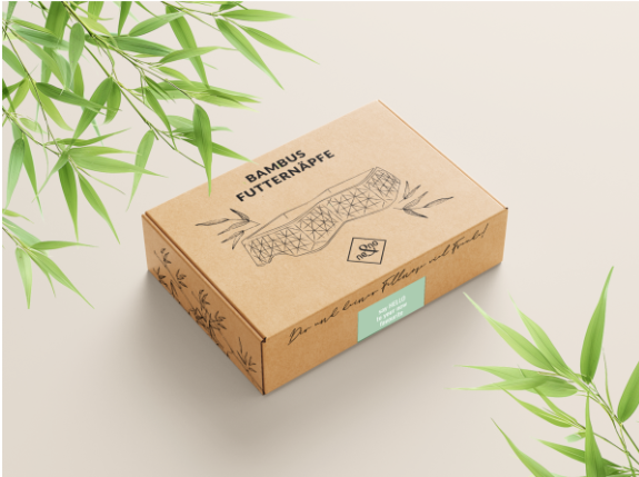 Ne&no® Bamboo Double Bowl