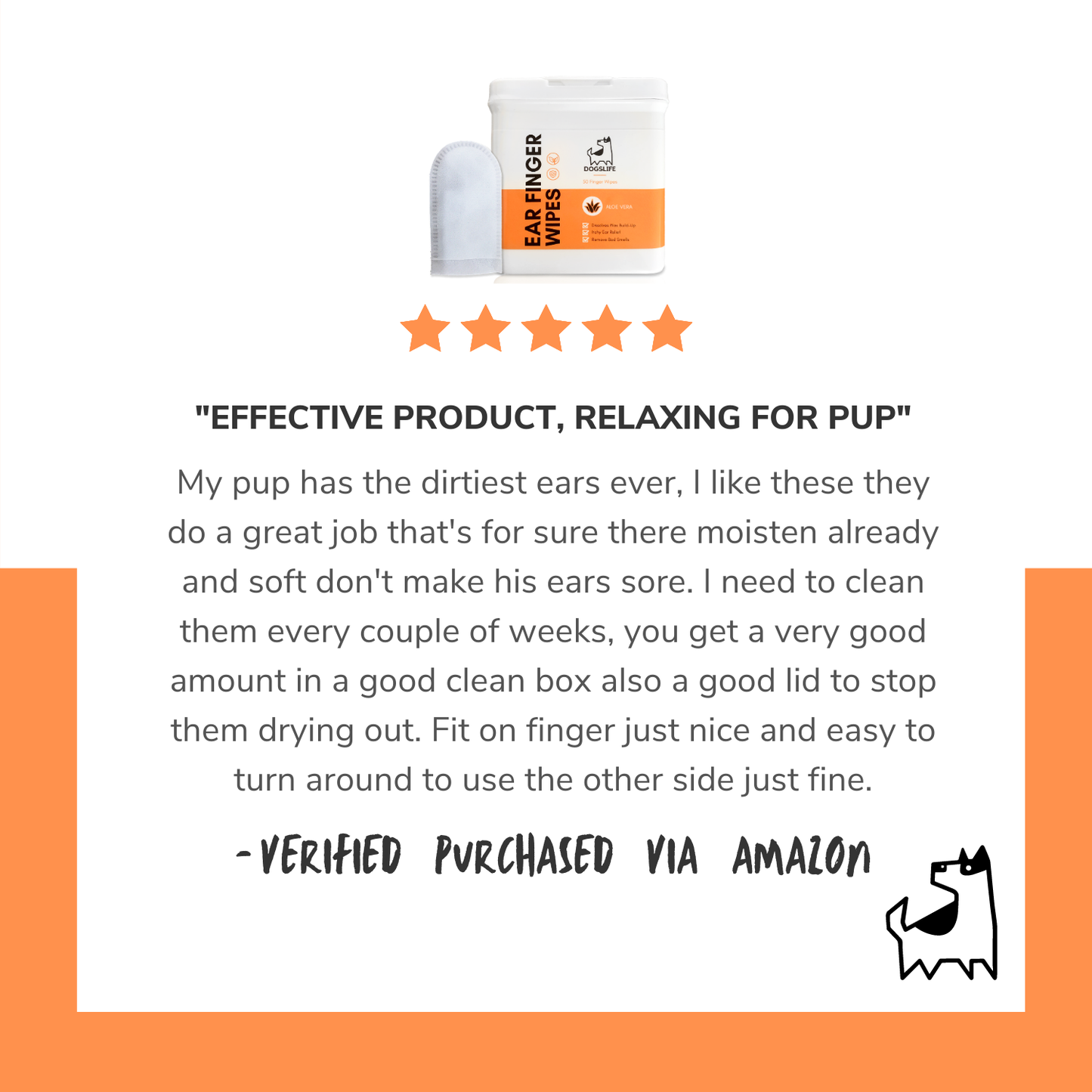 Dog Ear Cleaning Wipes