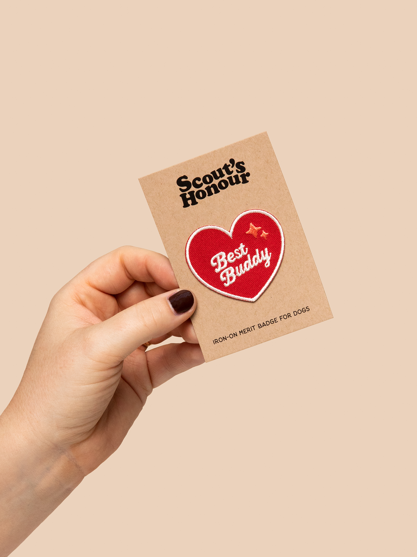 Best Buddy iron-on patch