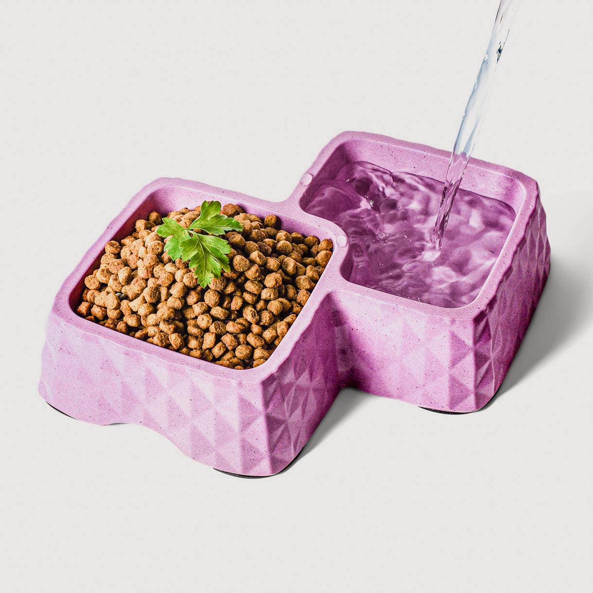 Ne&no® Bamboo Double Bowl