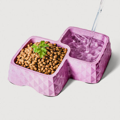 Ne&no® Bamboo Double Bowl