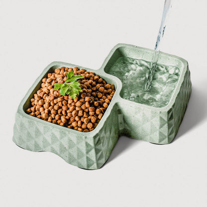 Ne&no® Bamboo Double Bowl