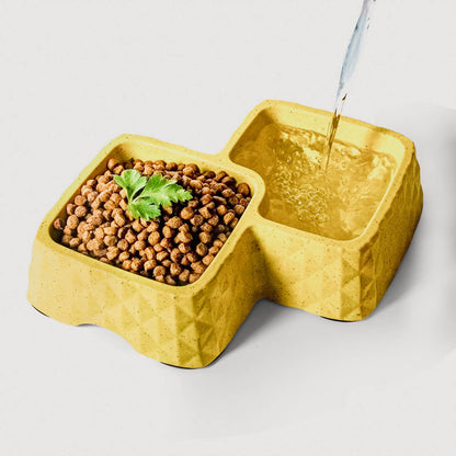 Ne&no® Bamboo Double Bowl